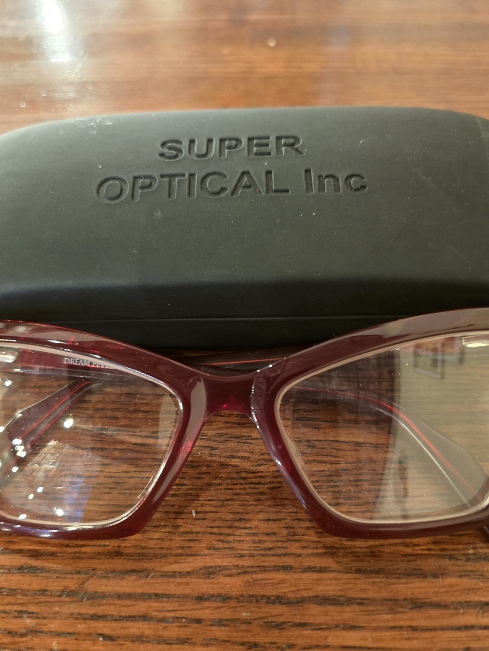 Dream Fever Italy Design Red Cat Eye Eyeglass Frames + Case K1027 55-19-140 C3